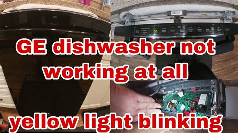 Door or detergent door not closing? Or is a light flashing? Find the source of the problem. Dishes aren’t drying. Dishes won’t dry? See possible causes and what to do. Dishwasher is Leaking. Is water coming from the door or underneath? Find possible causes and solutions.. 