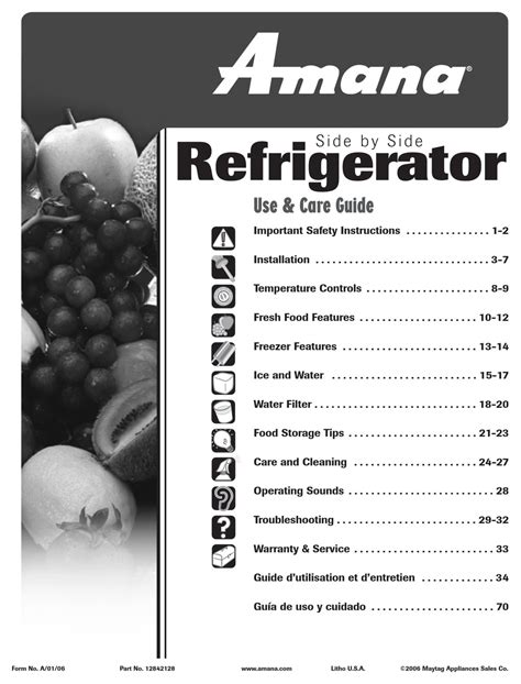 Amana side by side refrigerator manual. - Yamaha maxter xq125 xq150 service reparatur werkstatthandbuch 2001.