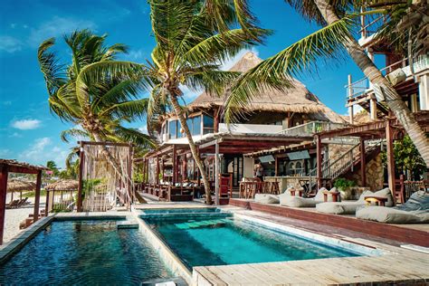 Amansala. Ahau Tulum. Price Range: $$$. Area: 5.5-miles (8.9km) from Tulum’s town center. Ahau is an upscale eco-resort in Tulum, just a few meters away from the beach. It is one of the best beach resorts in Tulum designed … 