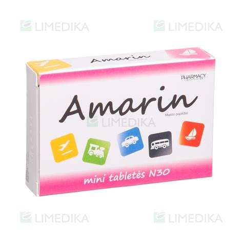 Amarin tabletės N30 - Vaistai.lt