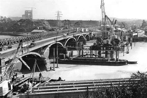 Amazing pictures show the history of bridges linking Plymouth …