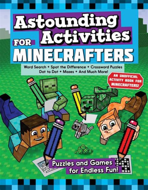 Download Amazing Activity Book For Minecrafters Puzzles Mazes Dottodot Spot The Difference Crosswords Maths Word Search And More Unofficial Book By Gameplay Publishing