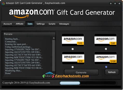 Amazon Gift Card Code Generator Exact Hack