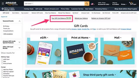 Amazon Gift Card Reload Bonus