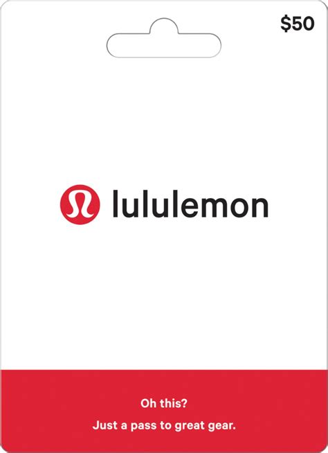 Amazon Lululemon Gift Card