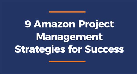 Amazon Project Management Jobs