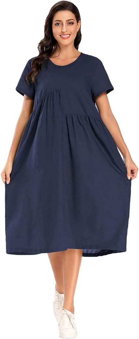 Amazon's Choice: Overall Pick This product is highly rated, well-priced, and available to ship immediately. +12. Amazon Essentials. Women's Short-Sleeve Scoop Neck Swing Dress (Available in Plus Size) 4.3 out of 5 stars 11,981. 100+ bought in past month. $14.93 $ 14. 93. FREE delivery Wed, Nov 1 on $35 of items shipped by Amazon..