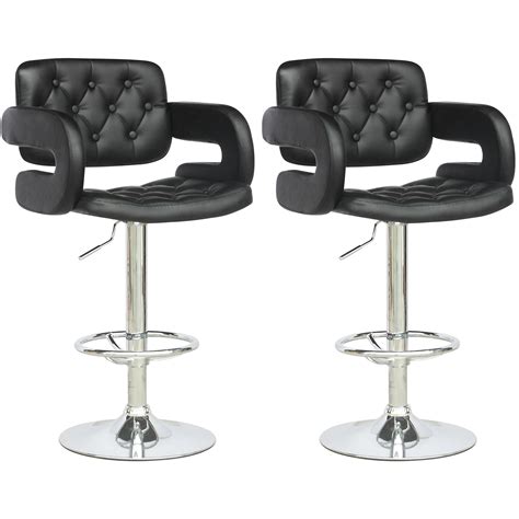 Yaheetech Bar Stools Adjustable Counter Stools Bar Chairs Syn