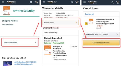 Amazon cancel order before dispatch.  Provide reasons for cancellation (optional) and proc...