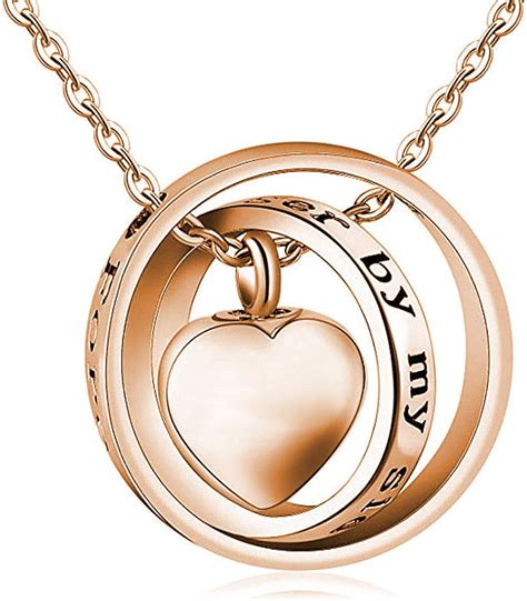 Urn Necklace for Ashes Cremation Jewelry for Ashes, 6 Pieces Stainless Steel Cremation Jewelry for Women Men, Memorial Necklace Angel Keepsake Cylinder Pendant with Filling Kit. 494. 50+ bought in past month. $1599. Typical: $16.99. FREE delivery Fri, Oct 27 on $35 of items shipped by Amazon. +4 colors/patterns..