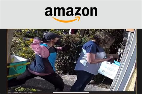Amazon driver arrested after altercation and alleged assault on angry customer who jumped onto hood of the delivery vehicle