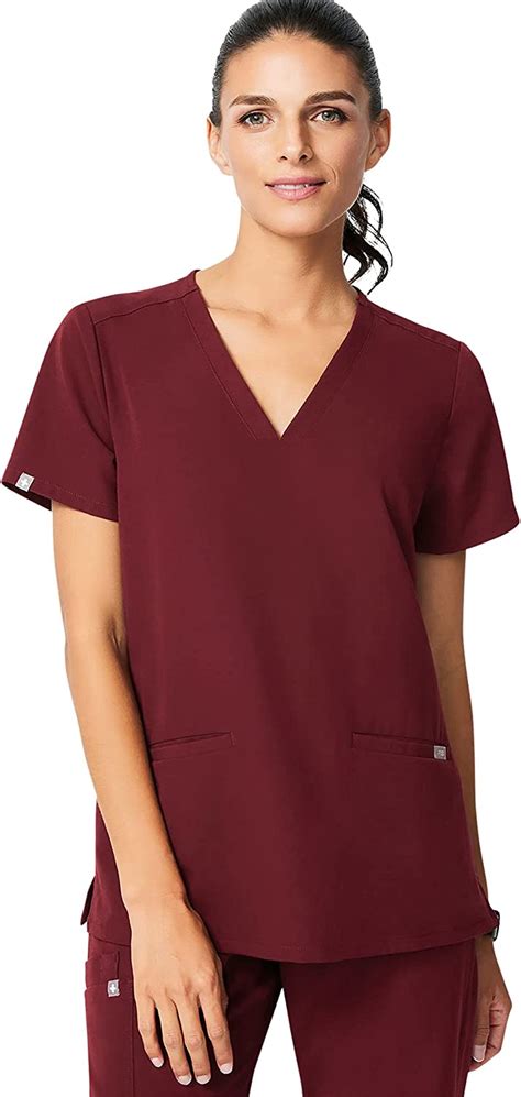 Amazon figs scrubs. FIGS Kitale Maternity Scrub Top for Women — Mandarin Collar, One Pocket, Curved High-Low Hem, 4-Way Stretch Women's Scrub Top 4.0 out of 5 stars 50 $48.00 $ 48 . 00 