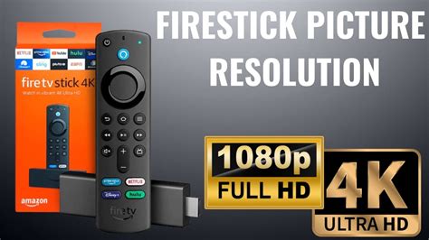 Amazon fire stick resolution mismatch.  Note that the available video resolut...