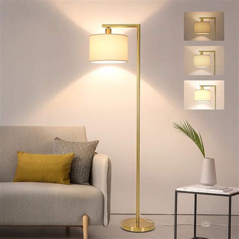 Depuley LED Floor Lamp for Living Room, Crystal Elegant Standing Lamp for Kids Bedroom, Suit Mid Century, Modern & Farmhouse Rooms, Tall Pole with Fabric Drum Shade, Brass, E27 Warm Light. 21. $9099. FREE Delivery by Amazon. +5 colours/patterns.. Amazon floor lamps for living room