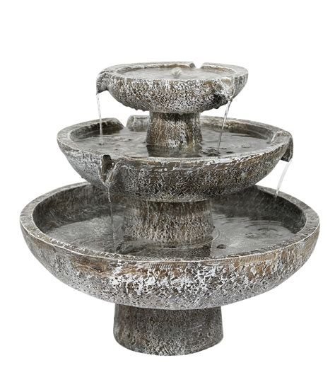 Amazon fountain delivery. Poolmaster 54507 Spa and Swimming Pool Waterfall Fountain, For Pools with 1.5-Inch Threaded Return Fitting, Medium, Multicolor. 1,803. 50+ bought in past month. $1918. List: $27.90. FREE delivery Fri, Oct 20 on $35 of items shipped by Amazon. Or fastest delivery Thu, Oct 19. More Buying Choices. 