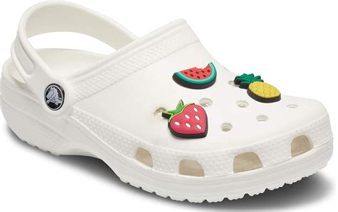 Jibbitz for Crocs allow you to personalize your Crocs with style! Crocs shoes sold separately. Authentic Crocs Jibbitz charms. Designed specficially by Crocs for Crocs! A pair of Crocs can hold 26 Jibbitz shoe charms. Pop the Jibbitz into your shoes' holes for easy attachment! Trade with friends to customize your look..