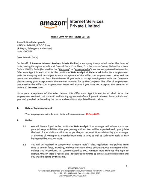 Amazon l6 operations manager offer letter.  Check out this step-by-step Amazon sala...
