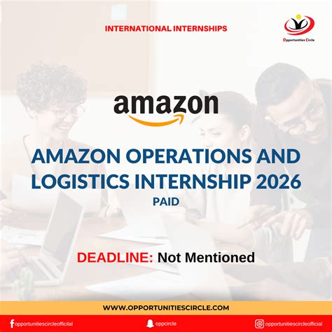 Amazon logistics internship.  From tech and business to operations, launch yo...