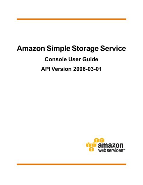 Amazon simple storage service s3 console user guide. - The complete guide to pathworks pathworks for vms and dos book and disk.