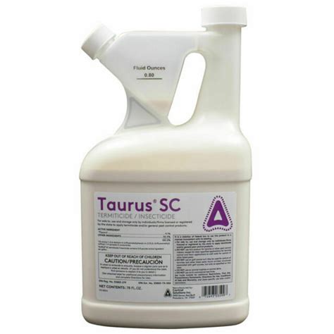 Made by Control Solutions, a trusted American brand of pest control products, the Taurus SC features a long-lasting and highly efficient formula. The main ingredient, 9.1% fipronil, works great on crawling insects, such as ants, cockroaches, ticks, spiders, and fleas. Fipronil acts slowly but eliminates the entire colony..
