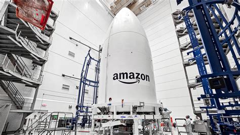 Amazon to launch first internet satellites in bid to compete with SpaceX