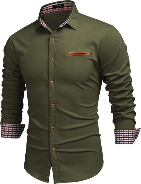 Amazon work shirts. Amazon Essentials Men's Regular-Fit Long-Sleeve Two-Pocket Flannel Shirt 8,283 … 