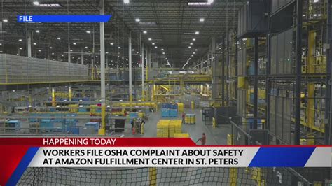 Amazon workers file complaint about safety at Fulfillment Center in St. Peters