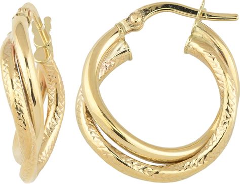 Amazon.ca: Diamond Hoop Earrings