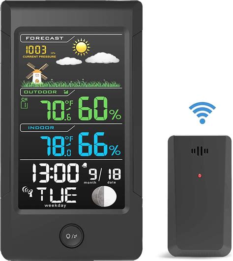 Amazon.co.jp: Weather Station Digital Clock Thermometer …