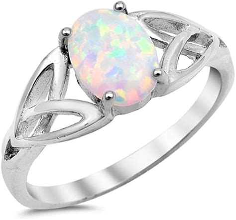 Amazon.co.uk: Adjustable Opal Ring