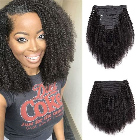 Amazon.co.uk: Afro Clip In Hair Extensions