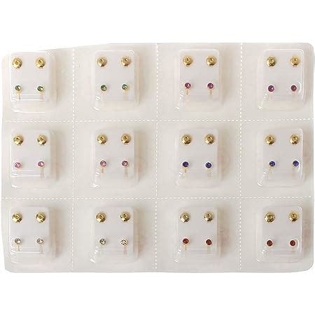 Amazon.co.uk: Caflon Ear Piercing Studs