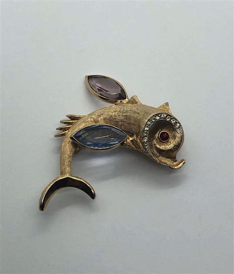 Amazon.co.uk: Fish Brooch