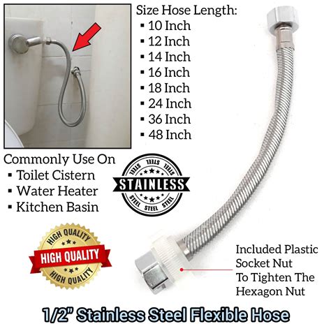 Amazon.co.uk: Flexible Hose For Toilet Cistern