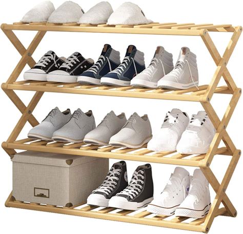 Amazon.co.uk: Folding Shoe Racks: Home & Kitchen