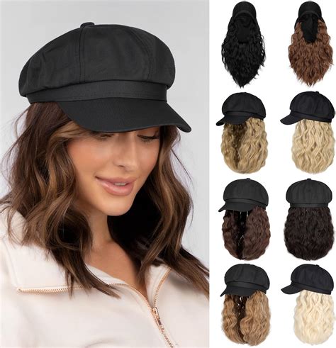 Amazon.co.uk: Hat With Wig Attached