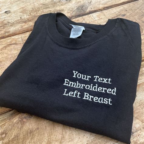 Amazon.co.uk: Personalised Embroidered T Shirts