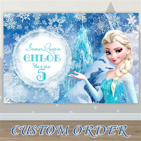 Amazon.co.uk: personalised frozen banner