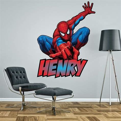 Amazon.co.uk: spiderman wall sticker