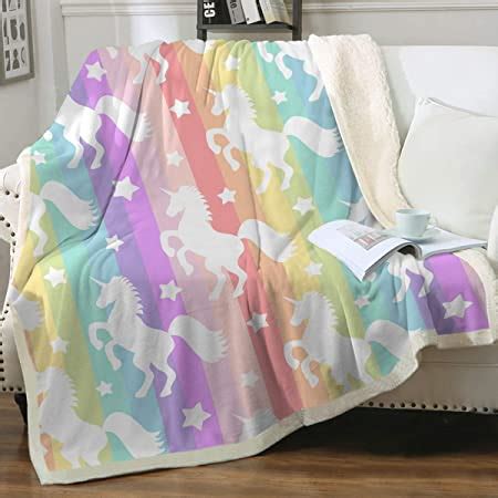 Amazon.co.uk: unicorn blanket fleece