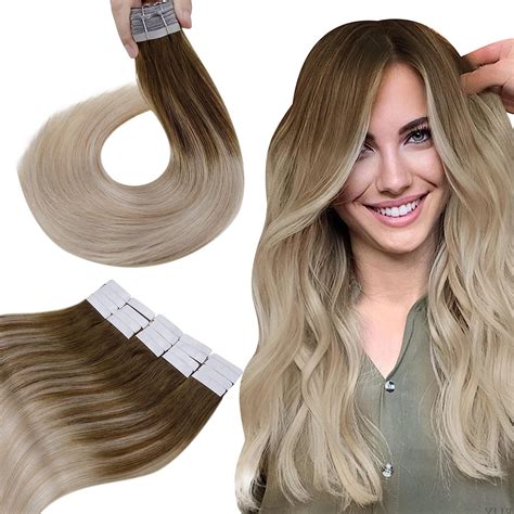 Amazon.co.uk:Customer reviews: Hetto Tape in Hair Extensions Blonde …