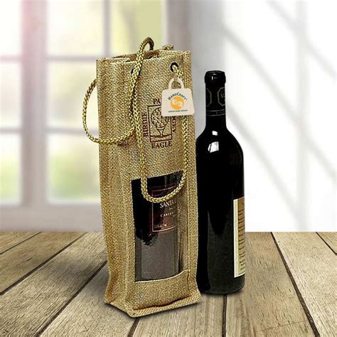 Amazon.com: ¡SALUD! Burlap Wine Bag - 12 Jute Wine Bottle Gift Bags ...