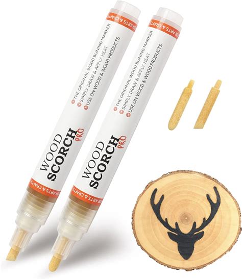 Amazon.com: 2 PCS Wood Burning Pen Marker, Wood Scorch Pen-Heat …