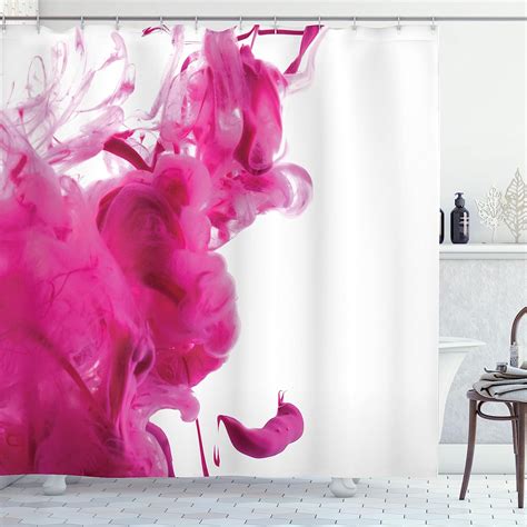 Amazon.com: Ambesonne Magenta Shower Curtain, …