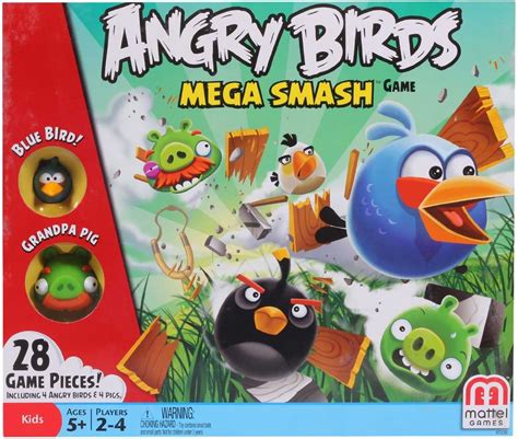 Amazon.com: Angry Birds Mega Smash Board Game : Toys & Games