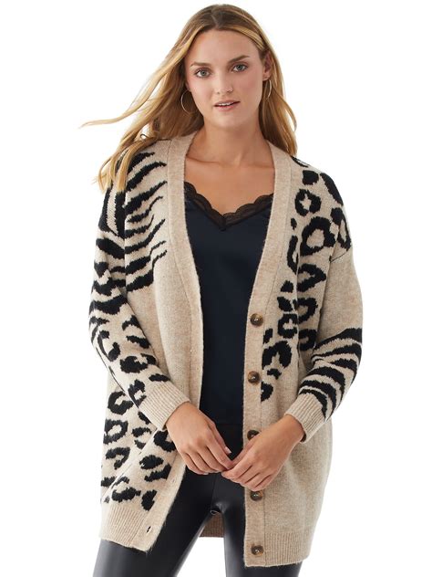 Amazon.com: Animal Print Cardigan