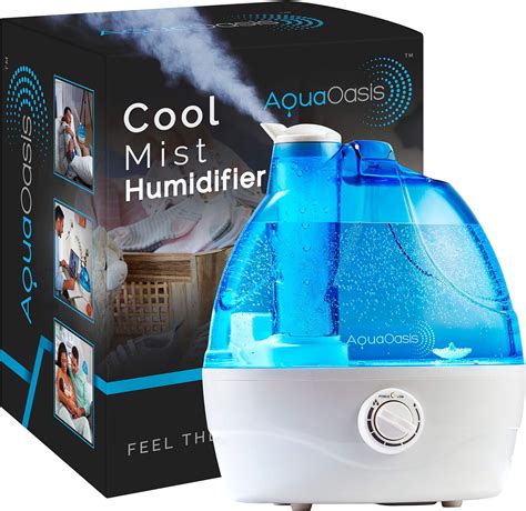 Amazon.com: AquaOasis® Cool Mist Humidifier (2.2L Water Tank) Quiet Ultrasonic Humidifiers for Bedroom & Large room - Adjustable -360 Rotation Nozzle, Auto-Shut Off, Humidifiers for Babies Nursery & Whole House : AquaOasis: Home & Kitchen