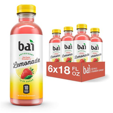 Amazon.com: Bai Flavored Water, São Paulo Strawberry …