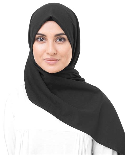 Amazon.com: Black Cotton Hijab