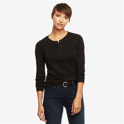 Amazon.com: Black Henley Women